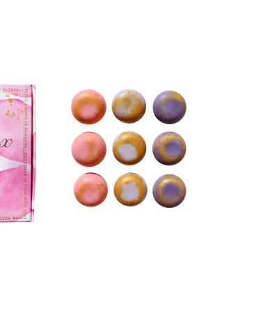 Cire Fondue Rose Floral 9 unit s (Lot de 1)