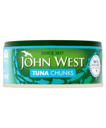 MASJohn West Tuna Chunks in Brine 145g-Food