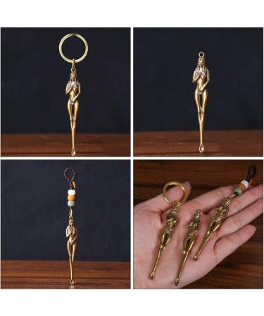 DOITOOL 3pcs Vintage Chinese Ear Cleaning Pickers Set - Brass Handcrafted Beauty Remover Tools for Crafts and Ornaments - Buy Online on GoSupps.com