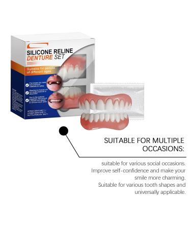 Denture Beauty Brace Teeth Aesthetic Cover With Comfortable Material Protects Teeth Easy To Use(2PC) - Buy Online on GoSupps.com
