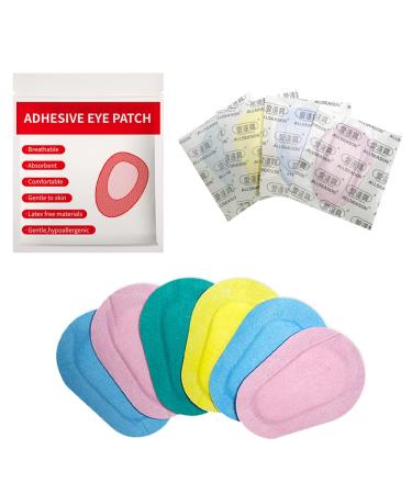 AndicAge Adhesive Eye Patches for Kids 40pcs Colorful Breathable Lazy Eye Patch Eye Pad for Adults Children