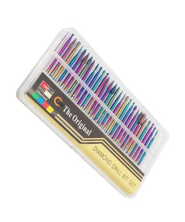 HAPINARY Nail Drill Tools Electric Diamond Electric Filer Grinding Head King Head Manicure Drill Bits