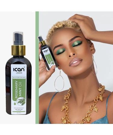 ican London Strengthening & Healthy Hair Growth Rosemary Mint Treatment Oil 150ml - Buy Online on GoSupps.com