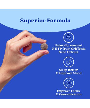 BeLive 5-HTP Gummies 2 Pack - 120 Ct I 5HTP Calming Gummies for Heightened Focus, Relaxation & Rest for Adults | Vegan - Mixed Berries Flavor - Buy Online on GoSupps.com