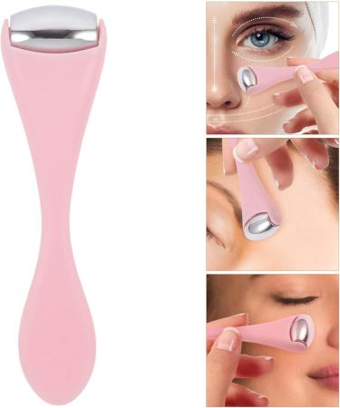Beaupretty Eye Massage Roller & Cream Applicator | Combat Puffiness Dark Circles & Wrinkles - Pink - Buy Online on GoSupps.com