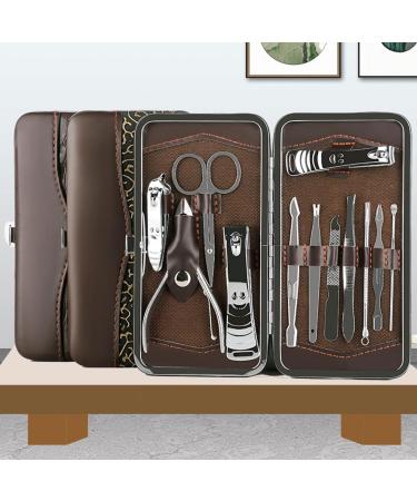 Nail Clipper Set 12-piece Large Nail Scissors Set Home Manicure Tools Suitable for Travel and Beauty Portable Travel Beauty Kit Nail Trimming Kit(03) - Buy Online on GoSupps.com