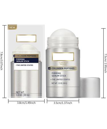 Flysmus Collagen Peptides Firming Serum Stick Collagen Neck Face Care Stick Flysmus Firming Serum Stick Immediate Anti-Wrinkle 3 Min Retinol Firming Serum Stick Instant Lifting (30g 2PC) - Buy Online on GoSupps.com