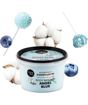 Organic Shop Angel Blue Nourishing Body Mousse - Blueberry & Cotton 250ml - Buy Online on GoSupps.com