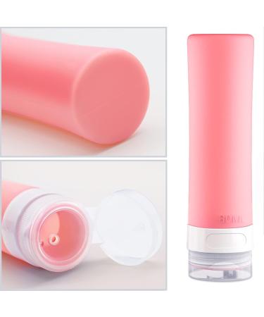 Soulbay 9-Piece Silicone Travel Bottles Set | Leak-Proof Toiletries Shampoo Gel & Cosmetics - Perfect for Travel! - Buy Online on GoSupps.com