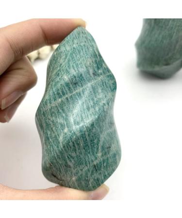 Home Decoration NaturalQuartz Polished Flame Shaped Stones Crystal Display Gem Stones GiftsDecor Minerals Stones (Size : 300-350grams)