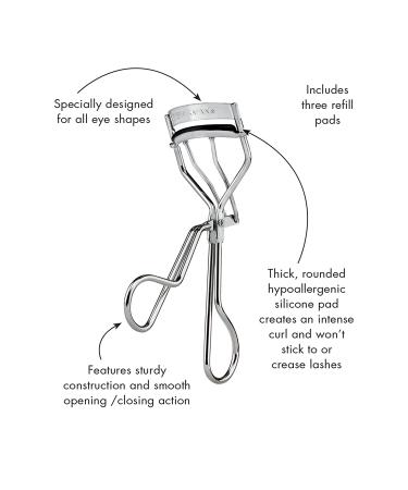 Tweezerman Classic Eyelash Curler Model No. 1034-R | Stainless Steel Curling Tool - Buy Online on GoSupps.com