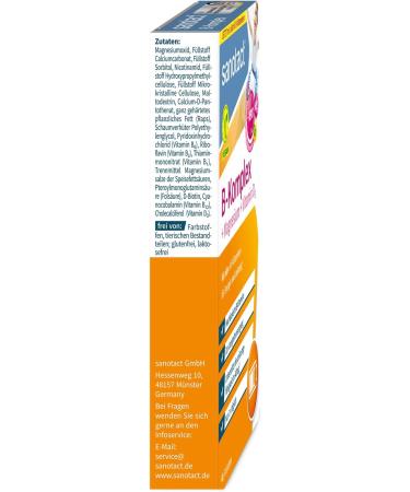 Sanotact B Complex + Magnesium + Vitamin D3 (240 Tablets) | High-Dose Vegan B Vitamins & Minerals for Energy & Wellness - Buy Online on GoSupps.com