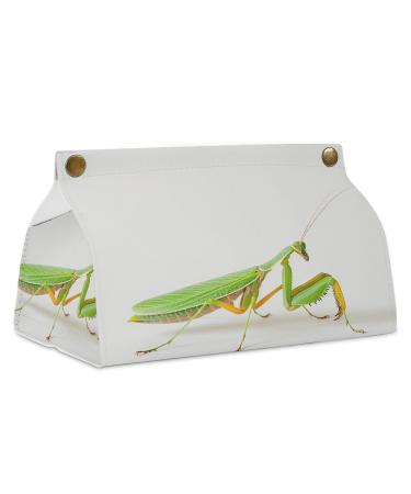 Tissue Box Cover Tissue Box Holder Green and Yellow Mantis Print Tissue Holder Travel Tissue Packs Facial Paper Holder Decorative Holder