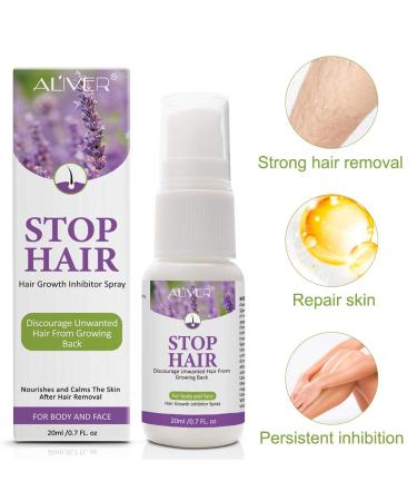 Premium Hair Inhibitor Spray - Painless Hair Removal & Growth Stopper for Body | 20ml - Buy Online on GoSupps.com