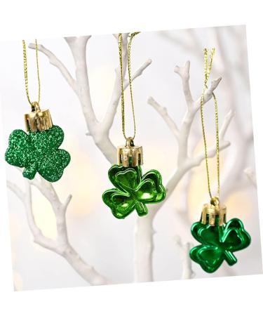 Zerodeko Shamrock Hanging Baubles 36pcs Pendant Four Leaf Ornaments Shamrock Pendants Charm Amulet - Buy Online on GoSupps.com