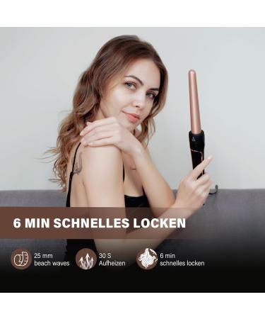10-32mm 5-in-1 Curling Rod | Tourmaline Ceramic Wave Iron for All Hair Types | Adjustable 80-230 C | International Shipping - Buy Online on GoSupps.com