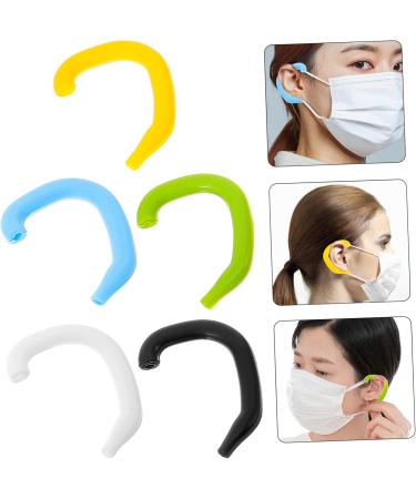 Ipetboom 25pcs Ear Buckles for Face Masks | Protective Ear Clip Extensions & 5pcs Silica Gel Face Mask Covers - International Shipping Available - Buy Online on GoSupps.com