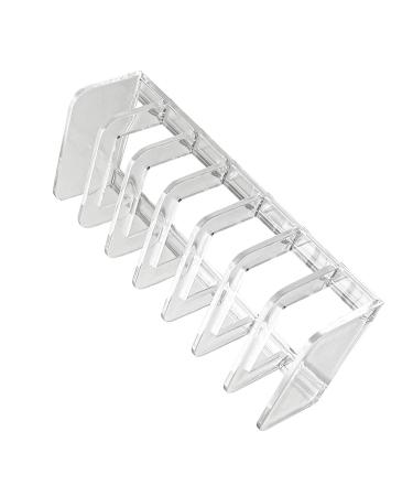Clear Acrylic Eyeshadow Palette Organizer - 7 Section Divided Makeup Storage for Vanity & Bathroom - Buy Online on GoSupps.com