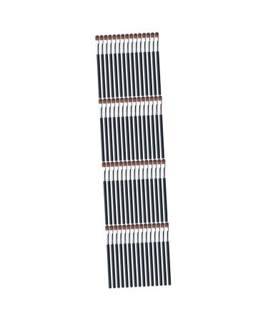 Baluue 100 Pcs Eye Shadow Brush Eye Applicator Salon Makeup Diffuser Thin Eyeliner Brush Artificial Fiber