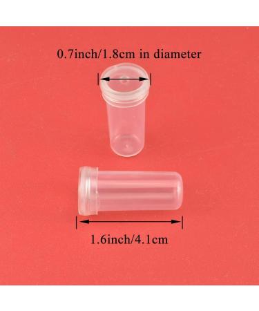Hahiyo 60Pcs 1.6x0.7 Inch Floral Water Tubes with Silicone Caps - Fresh Flower Arrangement Supplies - Buy Online on GoSupps.com
