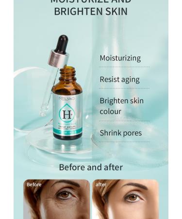 Hyaluronic Acid Serum with Vitamin C & Ceramide | Hydrating Smoothing Firming | 1 Fl Oz - Best for Dry & Sensitive Skin - Dermatologist-Tested - Buy Online on GoSupps.com