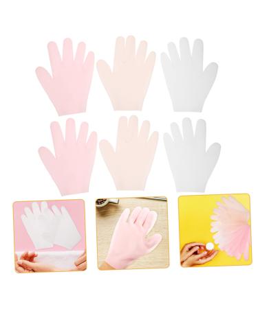 Healeved 3 Pairs Cover Lotion Gloves Gloves Gloves Moisturizing Overnight Gloves for Dry Dry Gloves Foot Girl Child Silica Anti-Crack