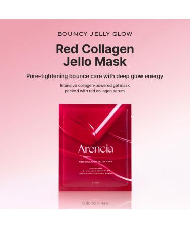 Red Collagen Jello Mask Peptide Complex Niacinamide Firming Gel Face Mask - Buy Online on GoSupps.com