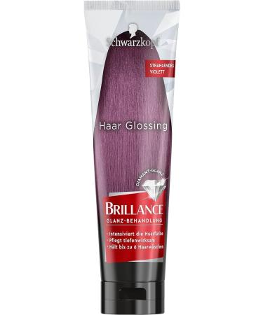 handle Brillance Shine Treatment Shiny Violet 150 ml temporary hair color which can be used as a hair mask lasts up to 6 washes 3 x 150 ml - Buy Online on GoSupps.com