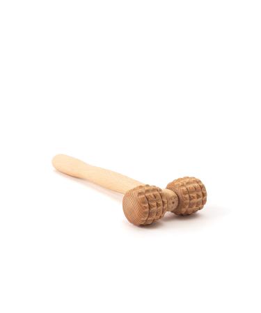 Ribnican Accessories Ribnican Facial Massage Roller Head Massager Maderotherapy with Wood