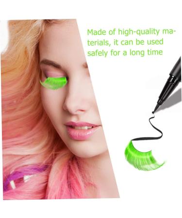 minkissy 15 Pairs Halloween Extra Long False Eyelashes Colorful Eyelashes Bulk Colored Eyelashes Extensions Party Eyelashes Costume Eyelashes Goth Super Long Girl Extend Chemical Fiber - Buy Online on GoSupps.com