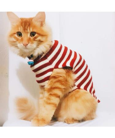 BOBIBI Cat Sweater Christmas Santa Claus - Small Winter Knitwear for Pet Cats - Buy Online on GoSupps.com