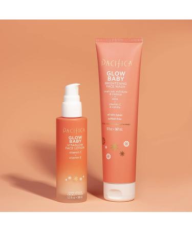 Pacifica Beauty Glow Baby Brightening Face Wash & VitaGlow Hydrating Moisturizer Set | Vitamin C | Vegan & Cruelty-Free | For All Skin Types - Buy Online on GoSupps.com