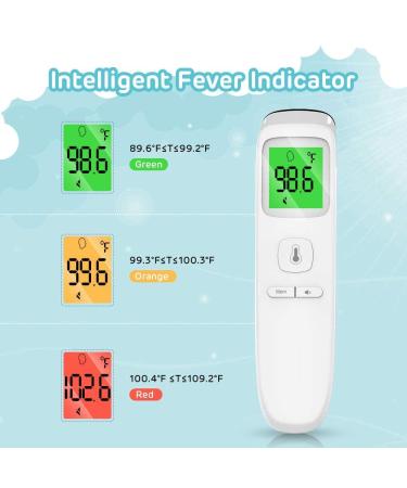 Buy No-Touch Infrared Digital Thermometer for Adults & Kids - Accurate Fever Alarm with Large LCD Screen | International Shipping Available - Buy Online on GoSupps.com