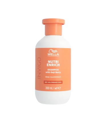 Wella Professionals Invigo Nutri Enrich Nourishing and Hydrating Shampoo for Dry and Damaged Hair - With Oleic Acid and Goji Berries (300ml)