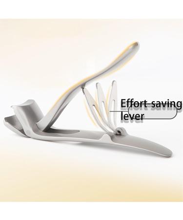 Nail clipper Nail Clippers for Thick Toenails Nail Clippers for Women Large Angled Head Toenail Clippers with Wide Opening Ergonomic Angled Head Senior Toenail Clipper Carbon Black Suit - Buy Online on GoSupps.com