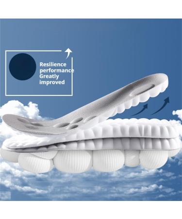 4D Cloud Technology Insoles - Ultra Comfortable Memory Foam Insoles for Men & Women (2 Pairs Size 10-11) - Perfect Sports Shoe Solution - Buy Online on GoSupps.com