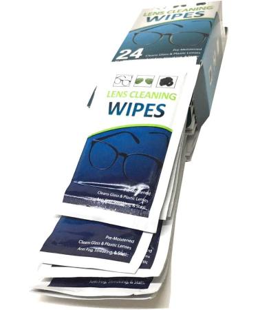 Premium Lens Cleaning Wipes for Glasses Cameras & Optical Devices - 24 High-Quality Wipes for Crystal Clear Visions - Buy Online on GoSupps.com