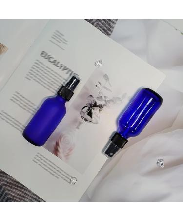 LIYUABU 60ml Frosted Blue Empty Glass Spray Bottles Small Fine Mist Atomiser Refillable Reusable Travel Spray Bottles for Essential Oil Hair Aromatherapy Perfumes Cleaning(2 Pack) Frosted Blue 2 pack - Buy Online on GoSupps.com