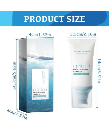 LFCFBH Centella Sunscreen SPF 50 Madagascar Centella Sunscreen No White Cast No Sticky Refreshing Anti-Uv Skin Protection - Buy Online on GoSupps.com