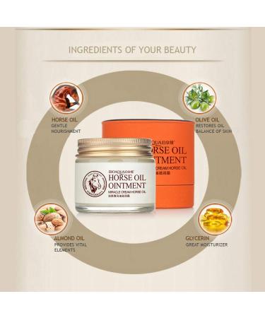 BIOAQUA Horse Oil Ointment - Miracle Cream for Anti-Aging & Rejuvenation | German Formula 70g - Shop Internationally - Buy Online on GoSupps.com