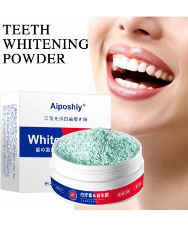 Aiposhiy Probiotic Teeth Whitening Powder - 3PC Mint Tooth Cleaning & Whitening Solution - Buy Online on GoSupps.com