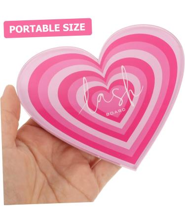 Buy POPETPOP Heart-Shaped Eyelash Plates - 3pcs Acrylic Trays for Lash Extensions | International Shipping Available - Buy Online on GoSupps.com