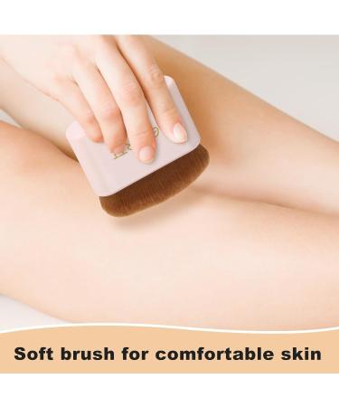 Professional Vegan Body Makeup Brush - Kabuki Brush for Self Tanner & Flawless Bronzer Blend - Buy Online on GoSupps.com
