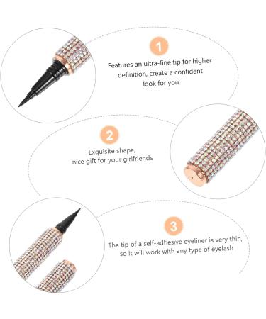 CANIGHT 1pc Eyeliner Black Pen Eyelash Glue Pen for False Lashes Eye Makeup Pencil Makeup Supply Plastic - Buy Online on GoSupps.com