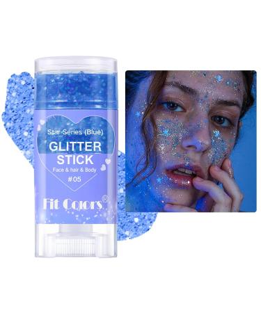 GL-Turelifes GL-Turelifes Glitter Gel Stick for Face and Body Face and Body Makeup Sparkling Glitter Glitter Gel Glitter Gel Wet Hair Singers