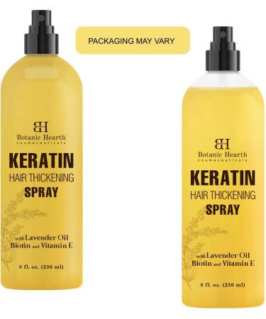 Botanic Hearth Keratin Hair Spray with Biotin, Vitamin E & Minerals - 8 fl oz - Made in USA - Buy Online on GoSupps.com