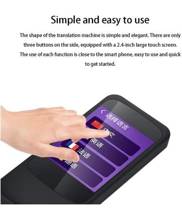 Language Translator Device Real Time Translator Device Smart Language Voice 2.4 Inch Touch Screen 21 Languages WiFi Pocket Electronic Translators Learning Traveling Shopping Needed Hopeful Elegant - Buy Online on GoSupps.com