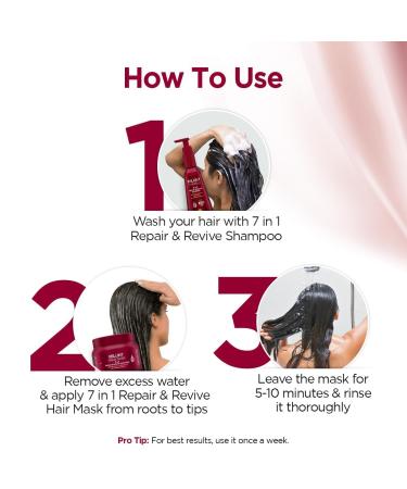 BB_LUNT 7 in 1 Repair & Revive Hair Mask - 250g | 100% Damage Repair | 7 Signs of Hair Damage | Enriched with Ceramides & Argan Oil | International Shipping Available - Buy Online on GoSupps.com