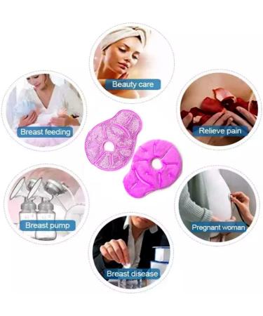 Reusable Breast Therapy Pack - Breast Ice Packs for Breastfeeding Relief - Nursing Pain, Engorgement, Swelling, Mastitis, Mastectomy Recovery - 2 Pack Purple - Buy Online on GoSupps.com