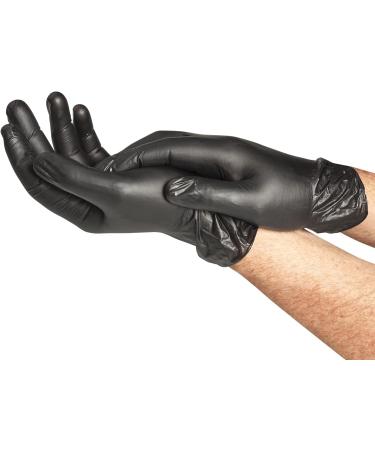 Spontex Black Protect XL - 20 Tear-Resistant Nitrile Gloves Latex-Free & Powder-Free for Durable Protection International Shipping Available - Buy Online on GoSupps.com